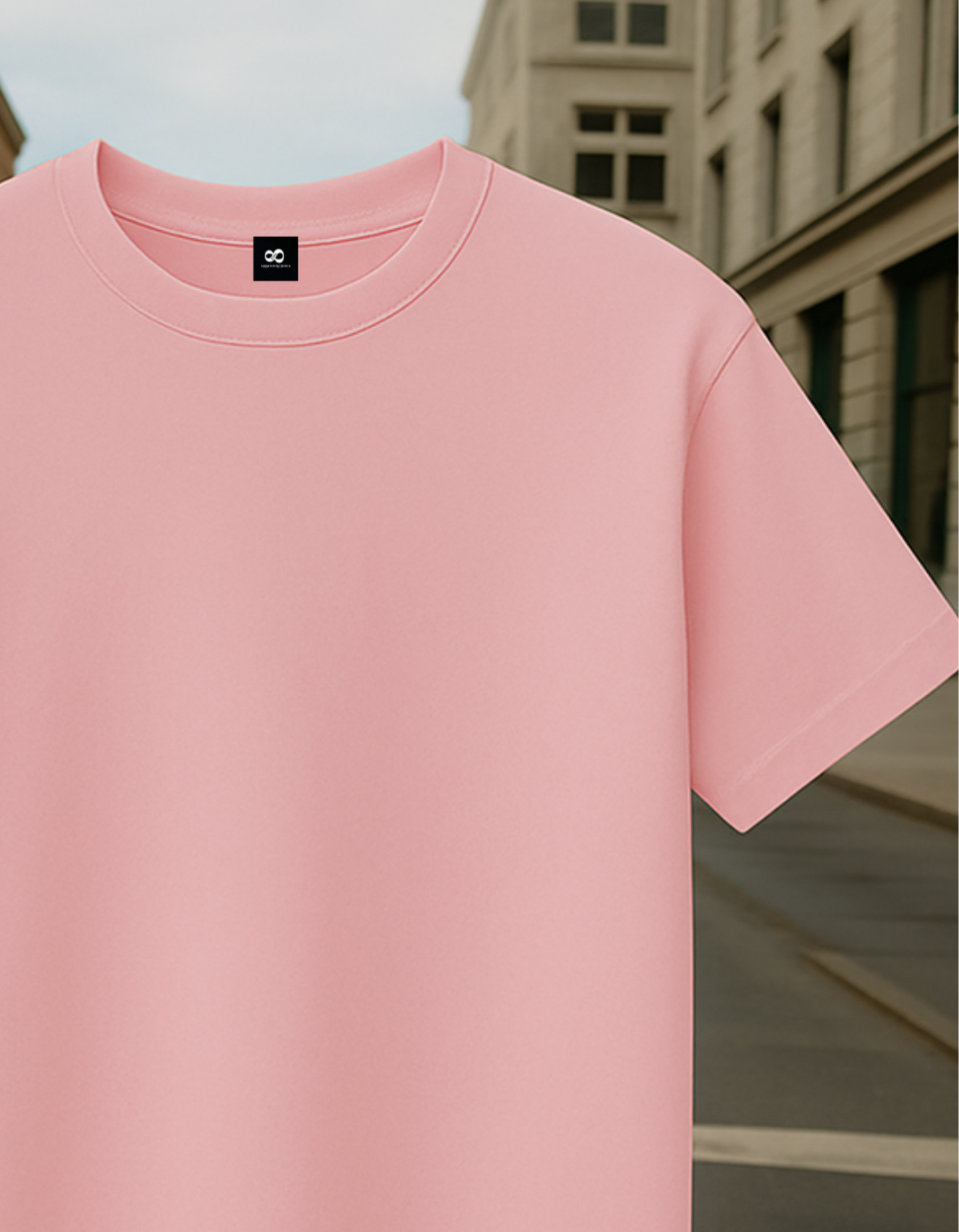 PINK PREMIUM FRENCH TERRY 240 GSM OVERSIZED T-SHIRT