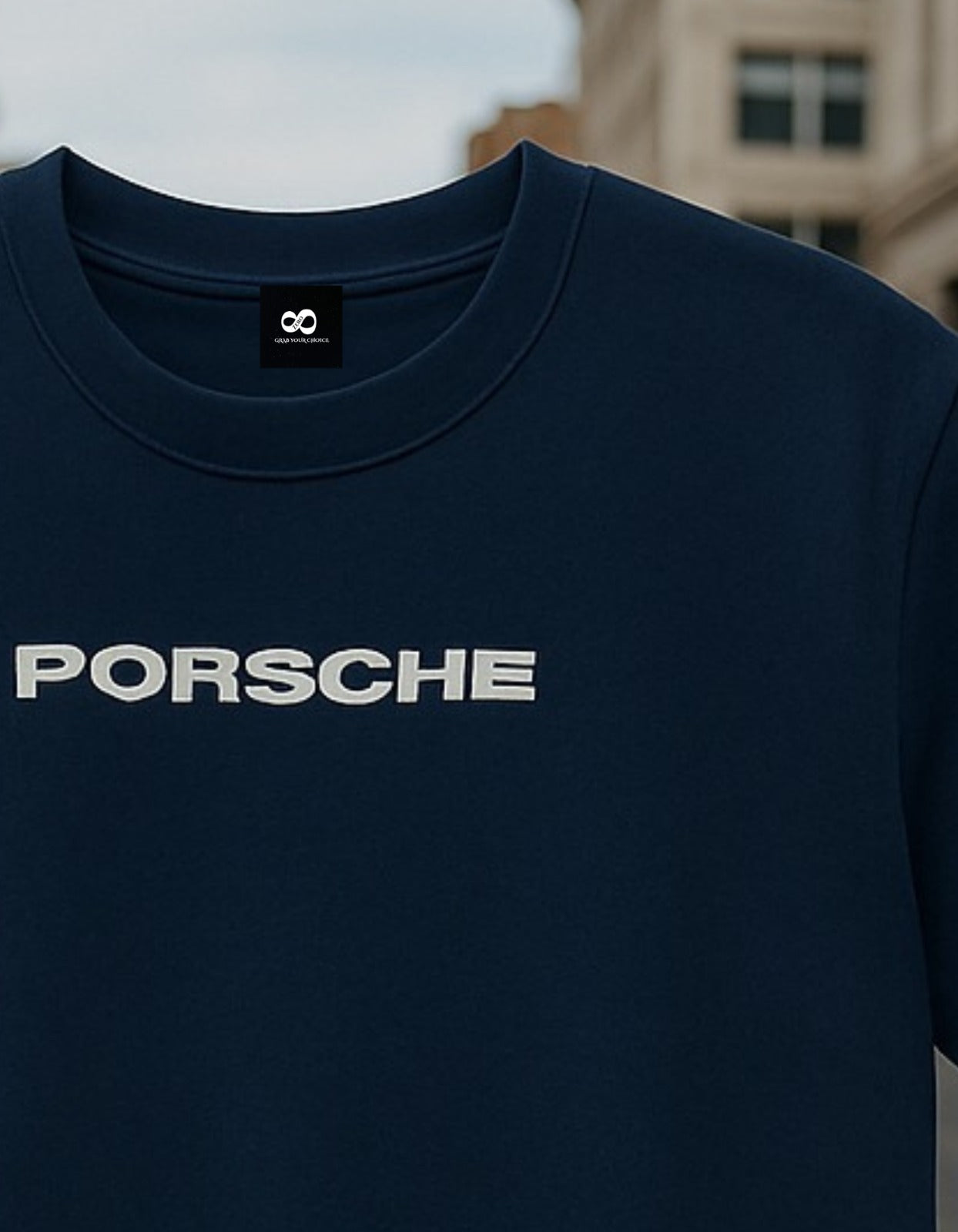 PORSCHE PREMIUM OVERSIZED TSHIRT FRENCH TERRY 240 GSM CUSTOMIZED PRINT