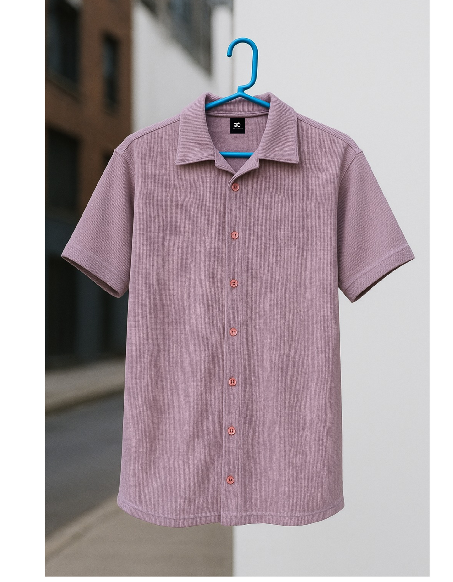 OVERSIZED SHIRT COLOUR LAVENDAR