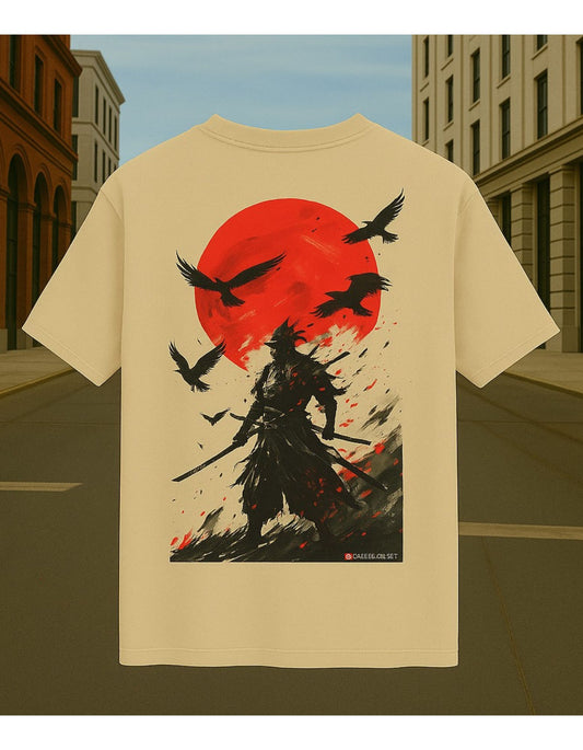 OFF WHITE X SAMURAI OVERSIZED PREMIUM FRENCH TERRY 240 GSM T-SHIRT